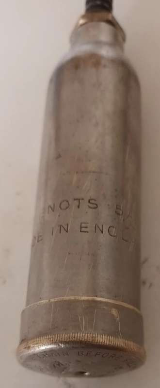 ENOTS Vintage Tecalemit manual Grease Gun. PATTERN 5.D. Made in England. Length 15cm.
