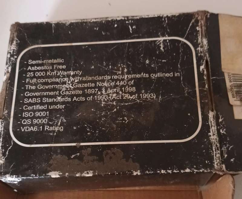 SPIREX Brake Pads. Sealed.