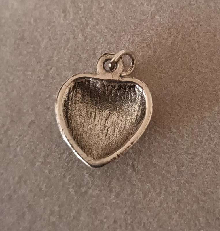 Stainless Steel Heart Pendant. 20x15mm.