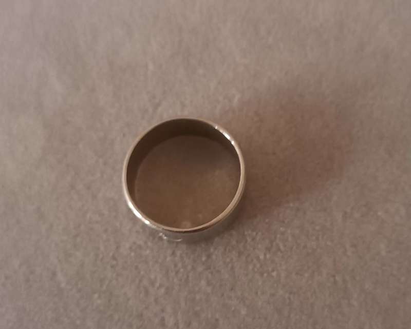Stainless Steel Ring. Size P/7.5. (17.9mm)