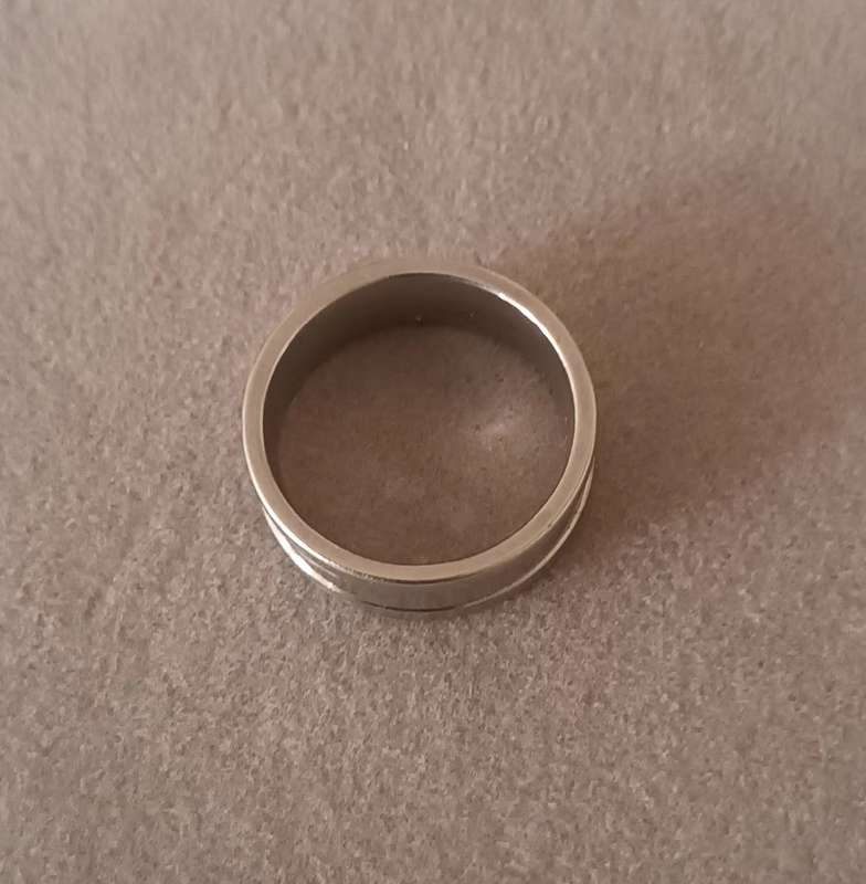 Stainless Steel Ring. Size Q/8. (18.3mm)