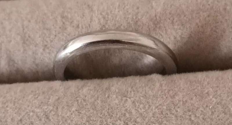 Stainless Steel Ring. Size P/7.5. (17.9mm)