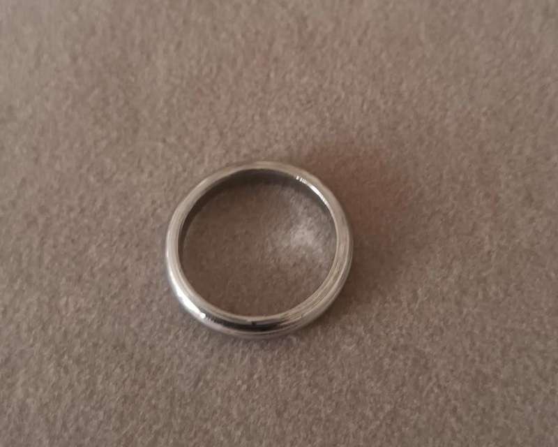 Stainless Steel Ring. Size P/7.5. (17.9mm)