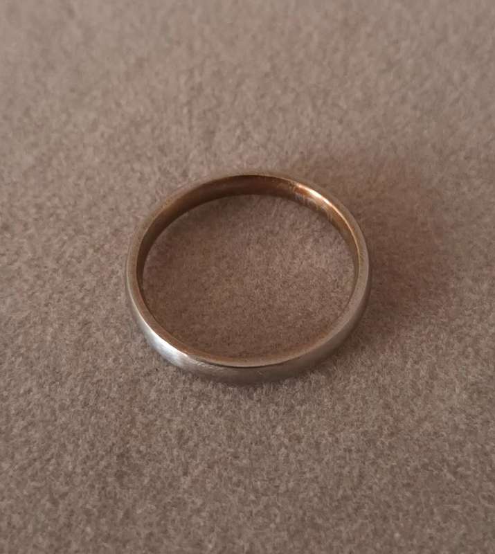 Icon Stainless Steel Ring. Size P/7.5. (17.9mm)