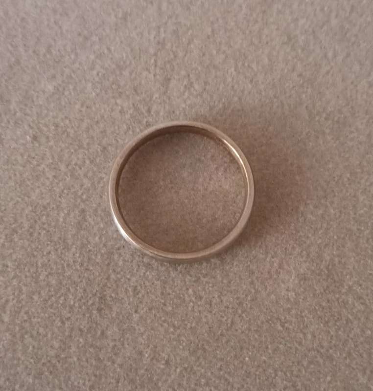 Icon Stainless Steel Ring. Size P/7.5. (17.9mm)