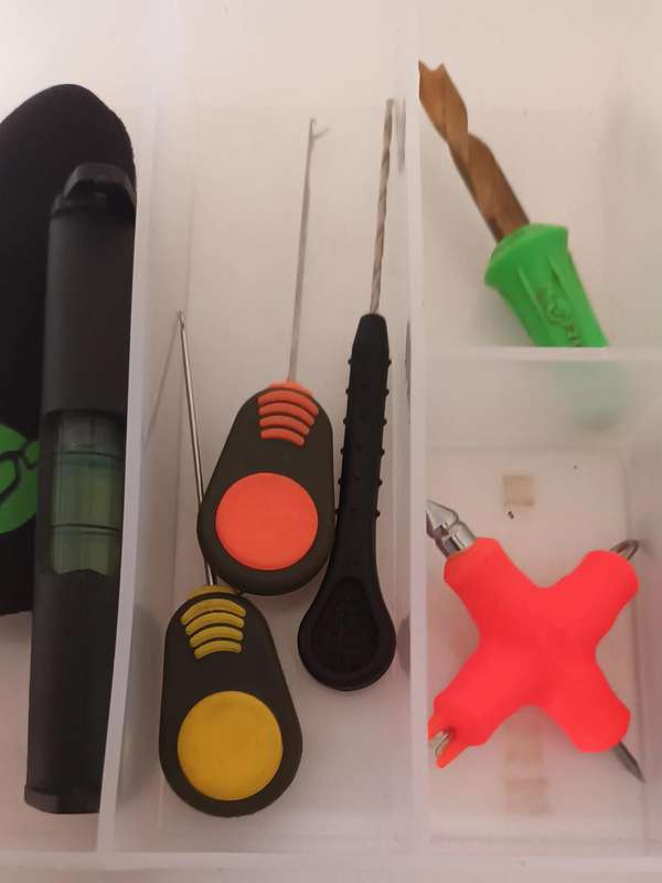Specimen Fishing Items in Case.