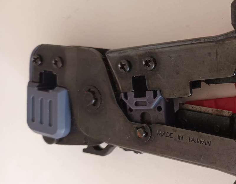 Crimping Tool for Network Cables.