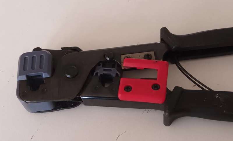 Crimping Tool for Network Cables.
