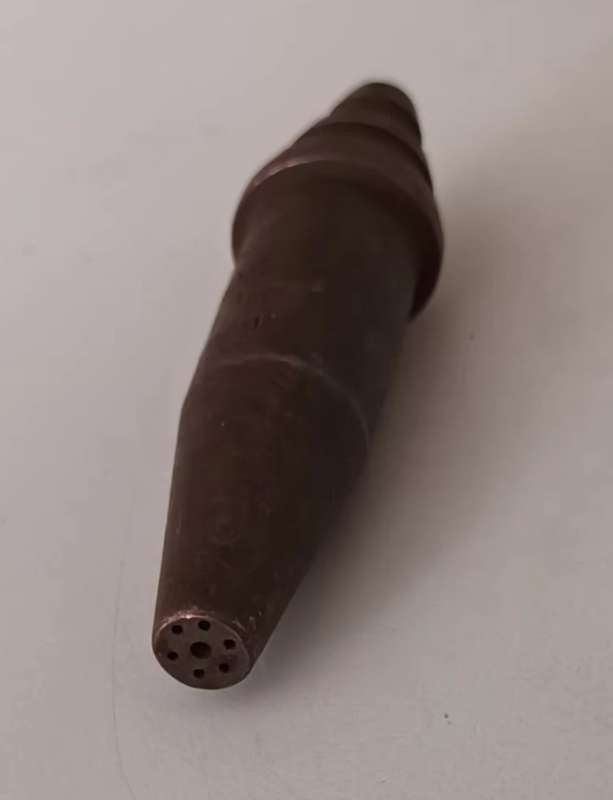 AFROX 12" 75mm Cutting Nozzle - LPG Cutting. Copper.