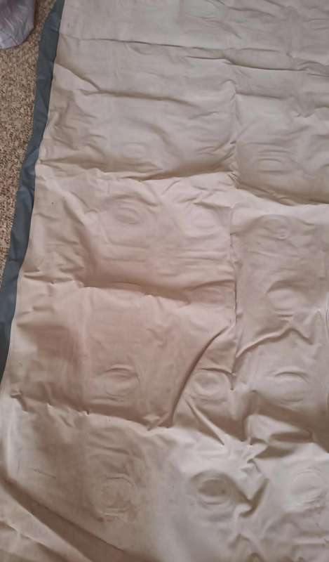 Single Blow Up Mattress with Carry Bag.