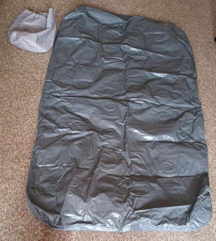 Single Blow Up Mattress with Carry Bag.