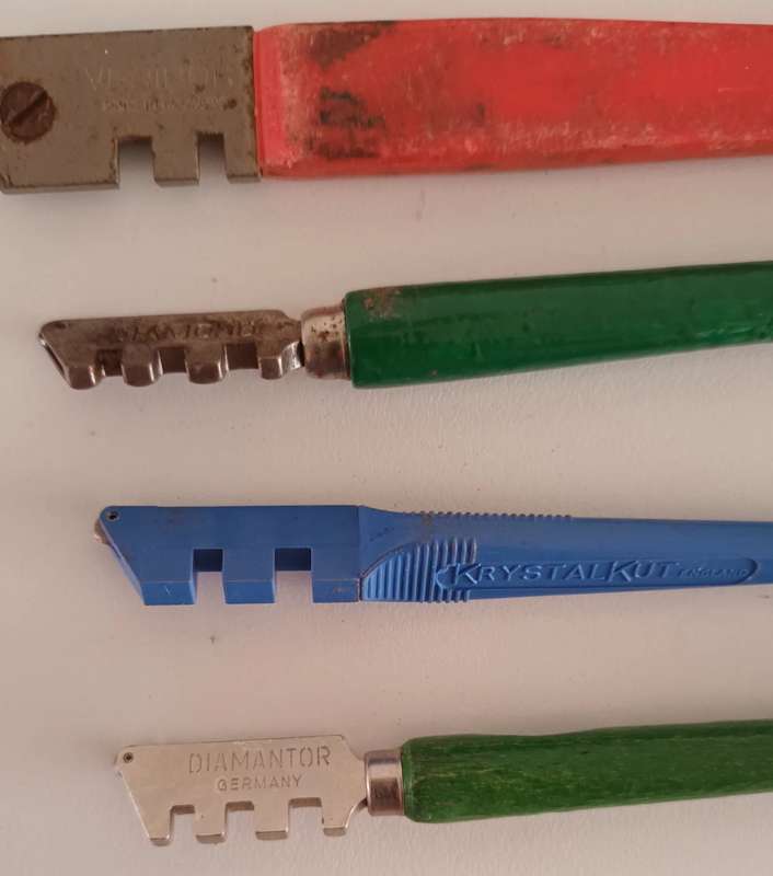 Lot of Glass Cutting Tools plus Multitool.