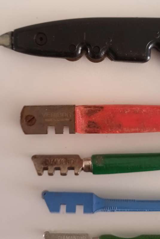 Lot of Glass Cutting Tools plus Multitool.