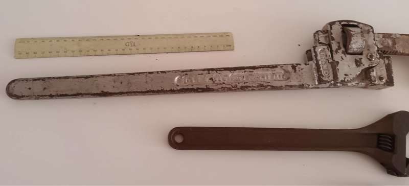 2x Monkey Wrenches plus 1x Shifting Spanner.