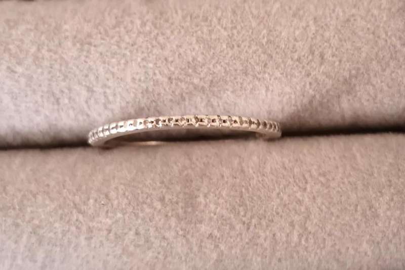 Sterling Silver Full Eternity Ring.