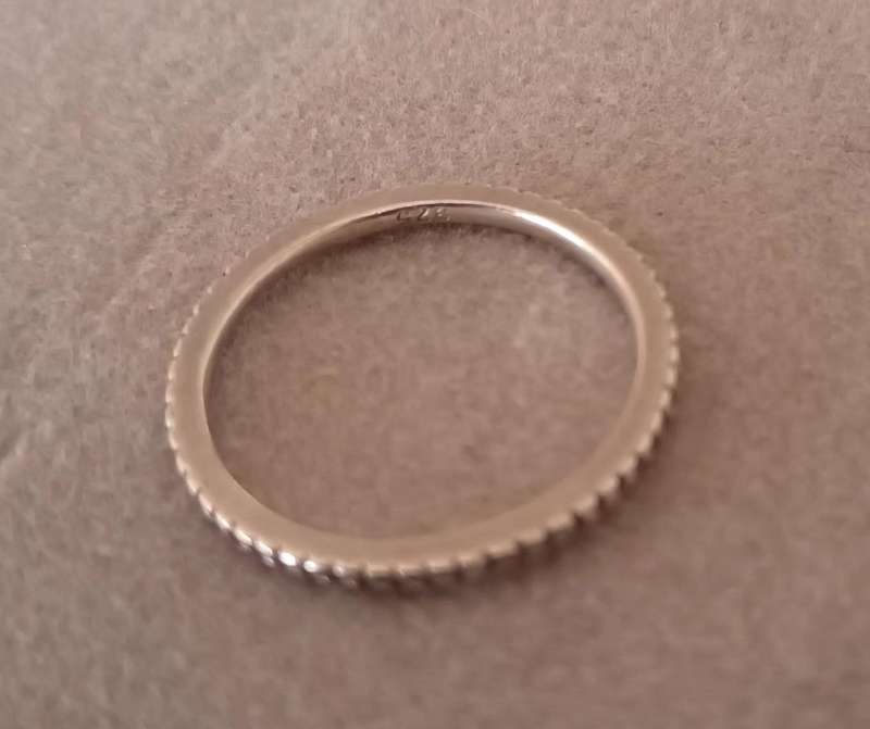 Sterling Silver Full Eternity Ring.