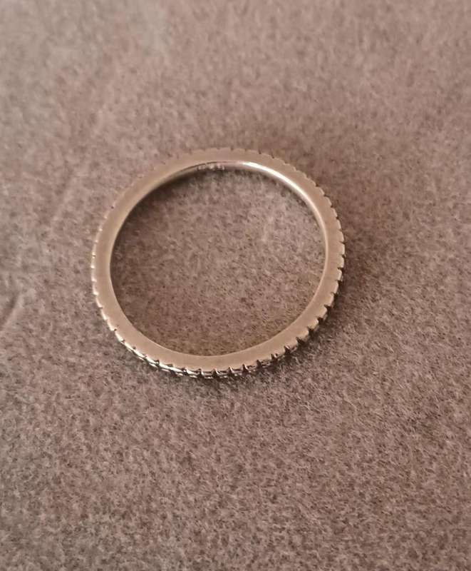 Sterling Silver Full Eternity Ring.