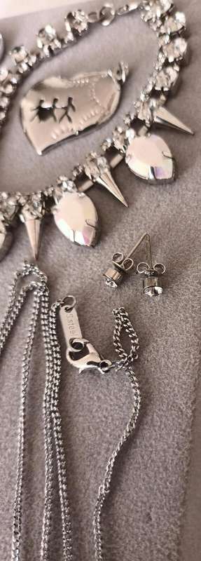 Lot of Stainless Steel & Costume Jewellry.