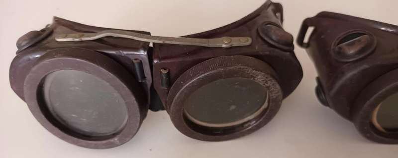 Vintage Willson Kover Mor Safety Goggles. Circa 1940's-1950's.