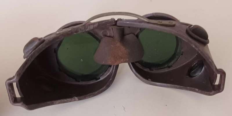 Vintage Willson Kover Mor Safety Goggles. Circa 1940's-1950's.