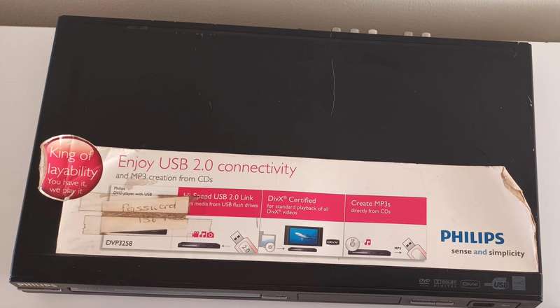PHILIPS DVD PLAYER DVP3258.
