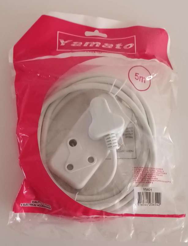 5 Meter Extension Cord. New.