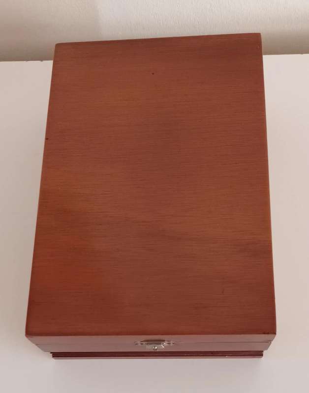 Vintage Wooden Jewellery Box.