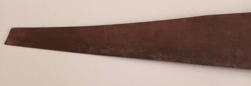 Vintage Saw with Wooden Handle.