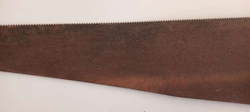 Vintage Saw with Wooden Handle.