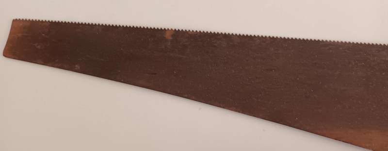 Vintage Saw with Wooden Handle.