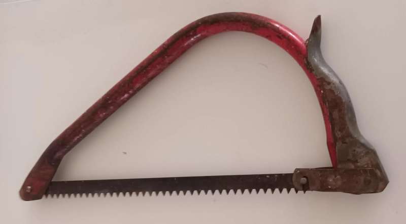 Vintage Bow Saw. Small.