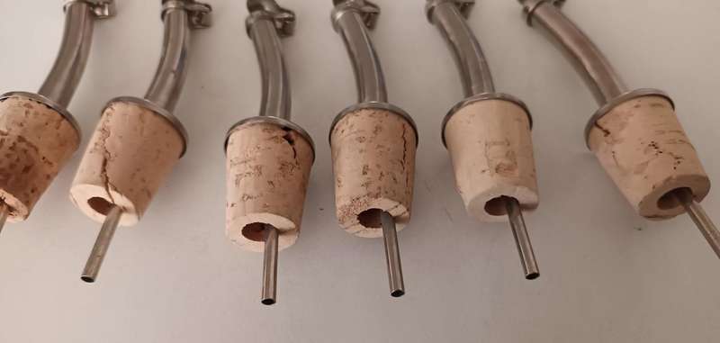 6x Bottle Cork Pourers. New.