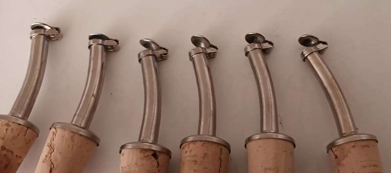 6x Bottle Cork Pourers. New.