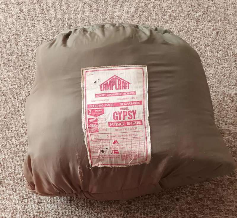 CAMPCRAFT GYPSY SLEEPING BAG. 180X85cm.