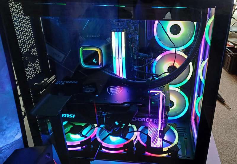 High End Gaming PC  i9 14900k/RTX 4080/64GB Ram/9Tb Storage/ 34" Ultrawide Monitor. Collection only!