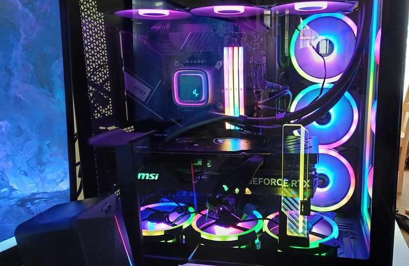 High End Gaming PC  i9 14900k/RTX 4080/64GB Ram/9Tb Storage/ 34" Ultrawide Monitor. Collection only!