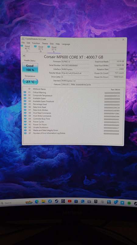 High End Gaming PC  i9 14900k/RTX 4080/64GB Ram/9Tb Storage/ 34" Ultrawide Monitor. Collection only!