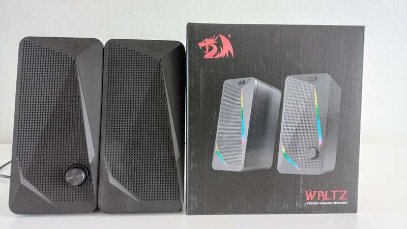 REDRAGON GS510 WALTZ 2.0 RGB Gaming Speakers.