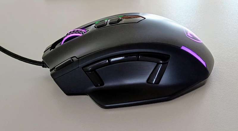 T-Dagger Major 8000DPI 10 Button RGB Backlit Gaming Mouse.