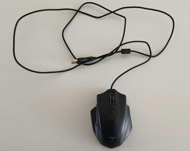 T-Dagger Major 8000DPI 10 Button RGB Backlit Gaming Mouse.