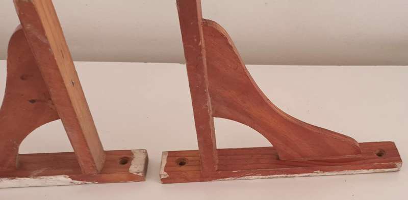 Wooden Shelf Bracket Supports