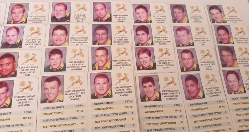 2000 Rugby Sports Cards.