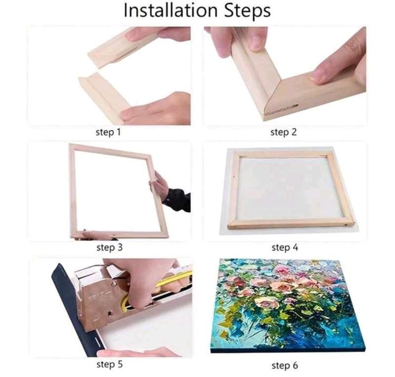 Self-Assemble Diamond Dot Frames. 25x25cm.