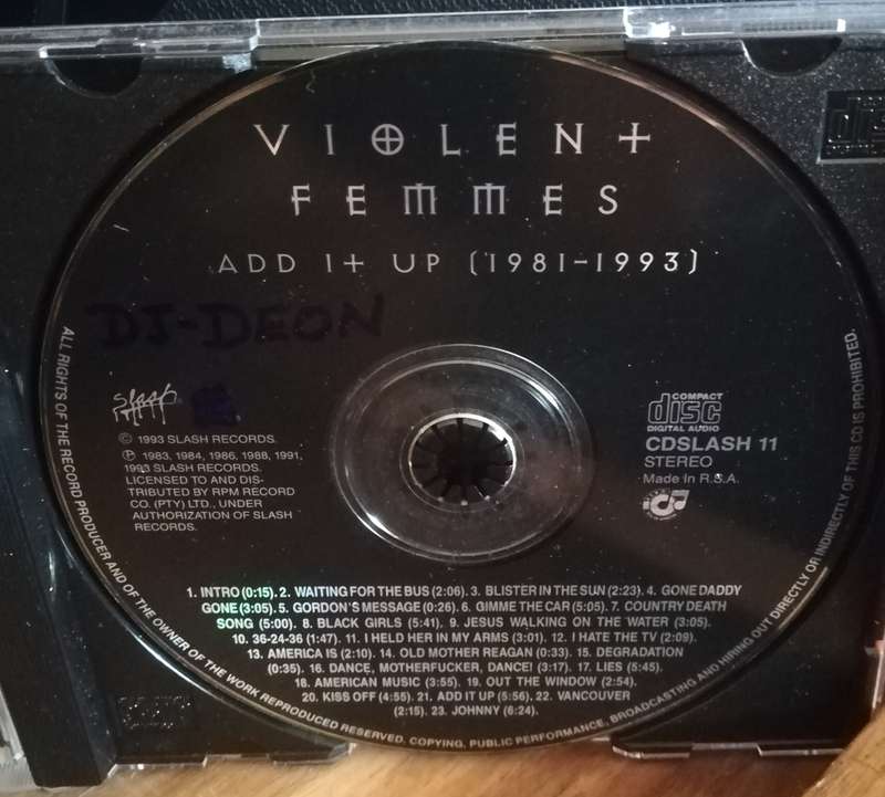 VIOLENT FEMMES - ADD IT UP CD