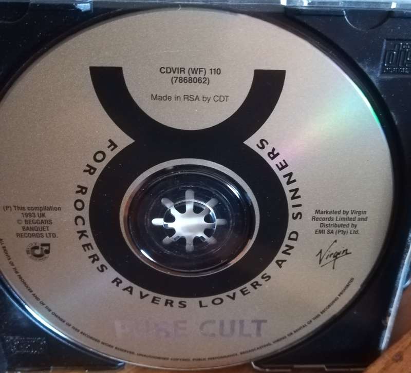Pure Cult - For Rockers Ravers Lovers And Sinners CD