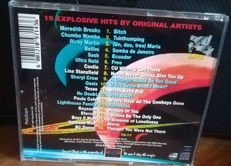 Sound Check 5 - 19 Explosive Hits CD