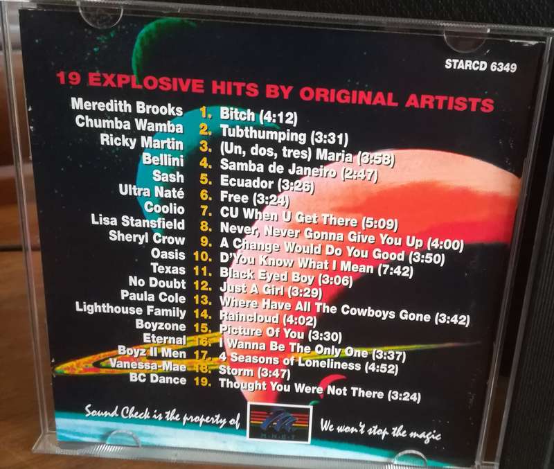 Sound Check 5 - 19 Explosive Hits CD
