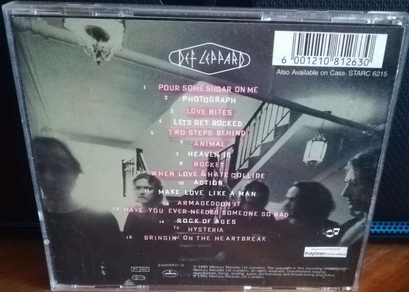 DEFF LEPPARD GREATEST HITS - VAULT CD
