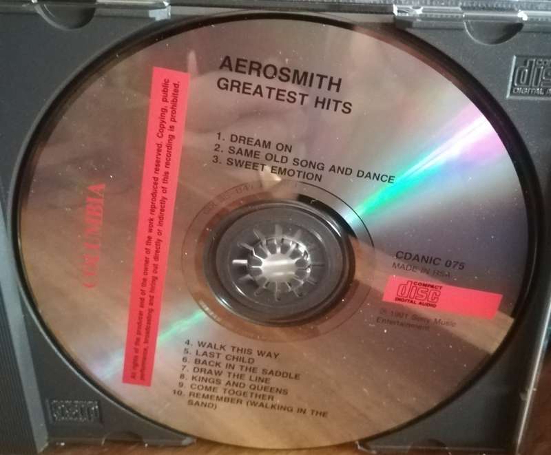 AEROSMITH'S GREATEST HITS CD