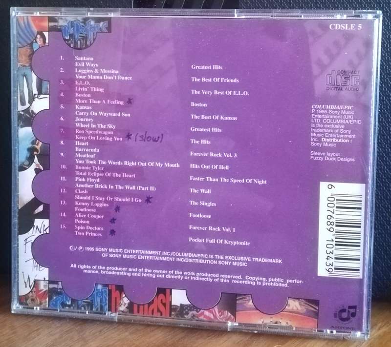 SONY MUSIC - ROCK CD